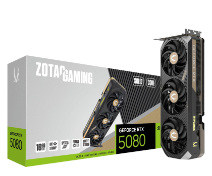 Karta graficzna Zotac GeForce RTX 5080 Solid Core 16GB GDDR7 DLSS4